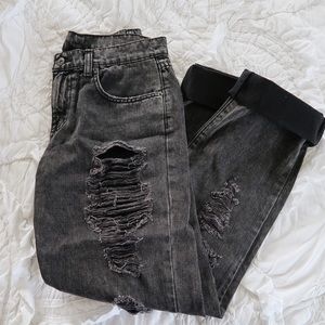 Carmar Destroyed Boyfriend Denim